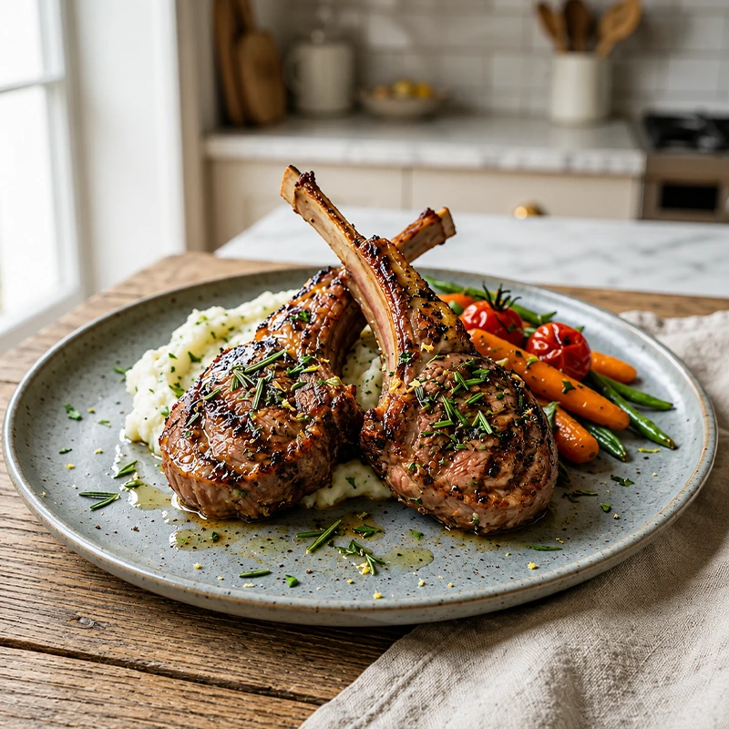 Côtelettes d’Agneau Grillées (340g)