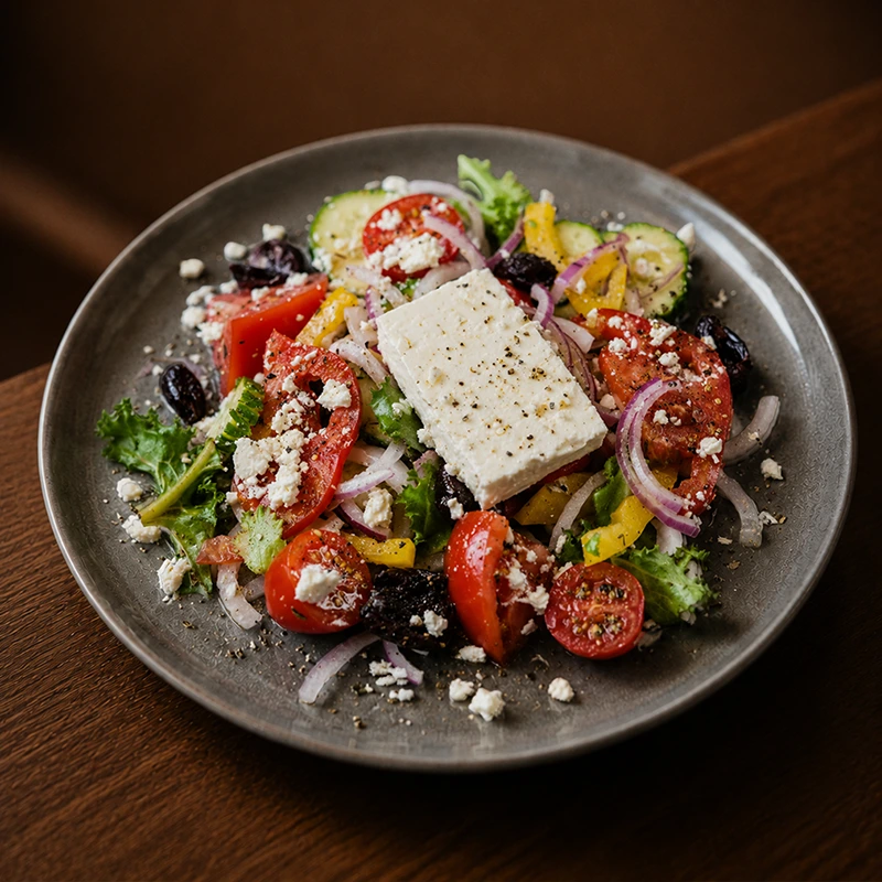 Salade grecque à la feta — salade du menu de Ray’s San Francisco à Tanger