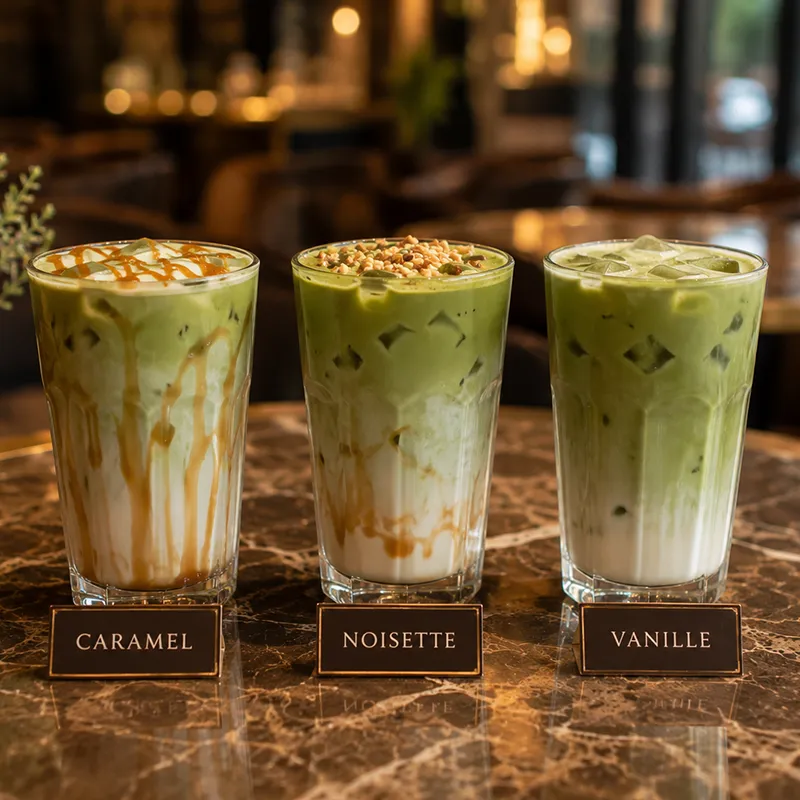 Cafés & Matcha glacés