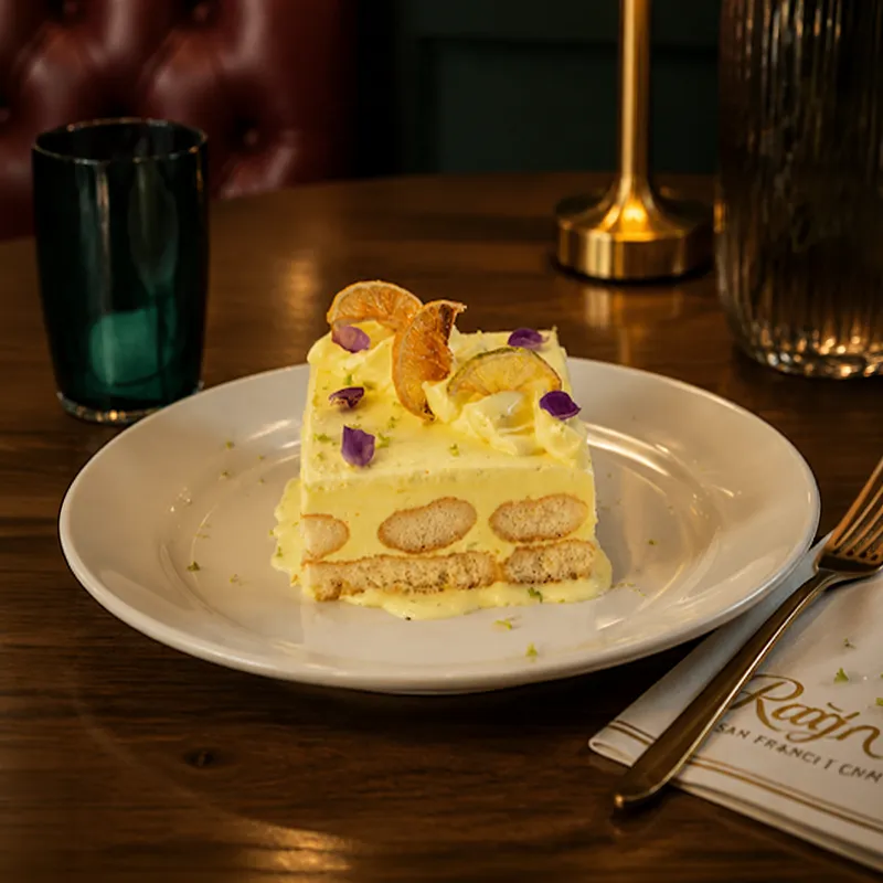 Tiramisu al limoncello zafferano chez Ray's
